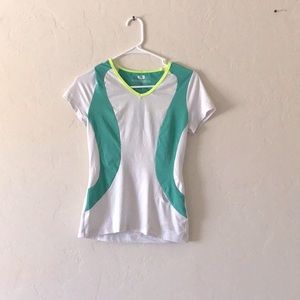 White and colorful Fila sport shirt